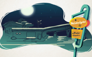 Midnight Auto Supply (SA Game Jame Winner: Audio, Art)